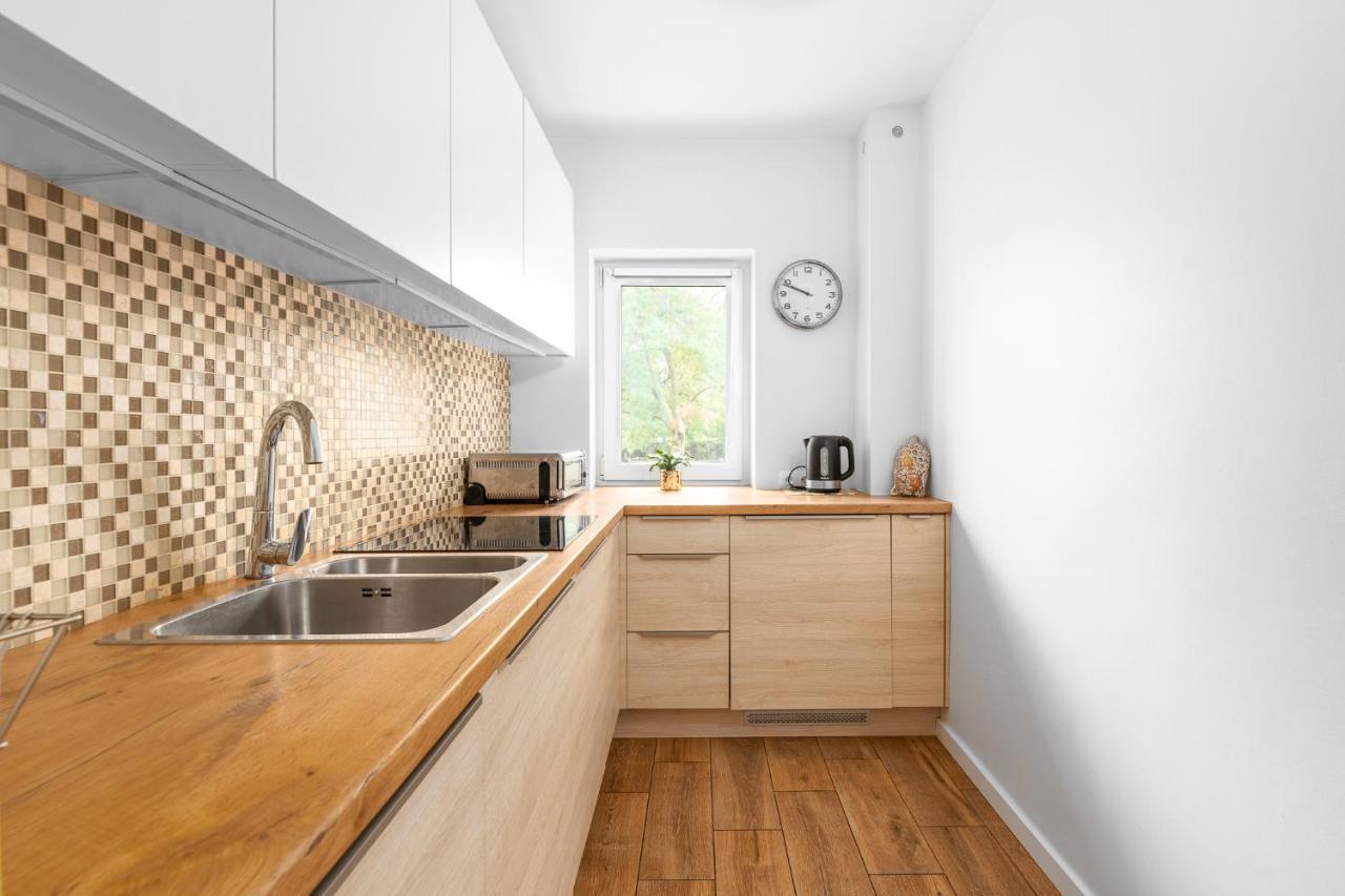 Apartamento Warsaw Concierge Waszyngtona Park Exterior foto