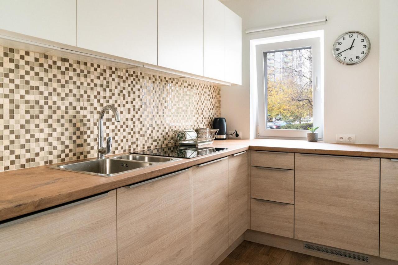 Apartamento Warsaw Concierge Waszyngtona Park Exterior foto
